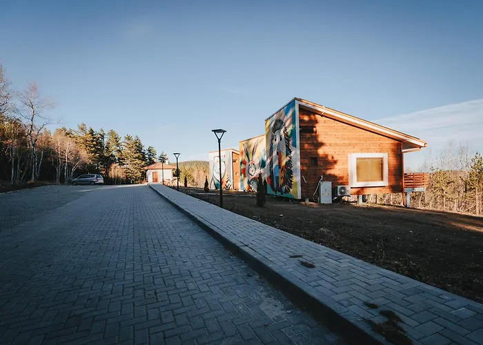 مكان تخييم еко къщи марциганица